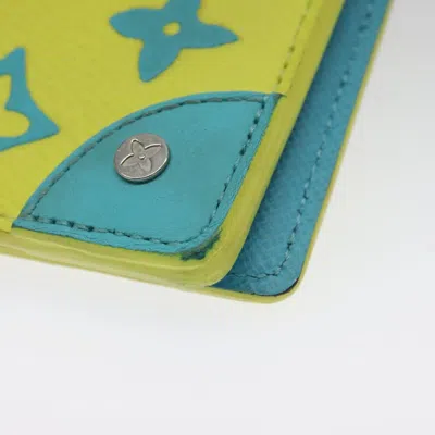 Pre-owned Louis Vuitton Organizer De Poche Yellow Canvas Wallet  ()