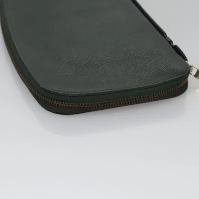 Pre-owned Louis Vuitton Organizer Navy Leather Wallet  () In Blue