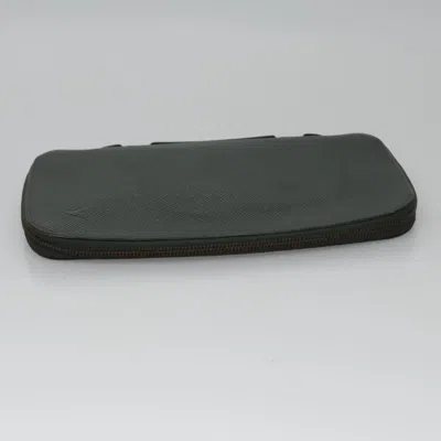 Pre-owned Louis Vuitton Organizer Navy Leather Wallet  () In Blue