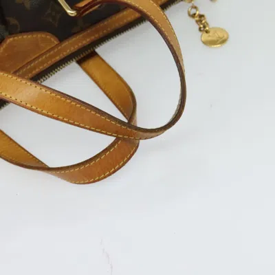 Pre-owned Louis Vuitton Palermo Pm Brown Canvas Tote Bag ()