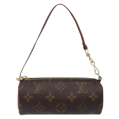 Pre-owned Louis Vuitton Papillon Brown Canvas Clutch Bag ()