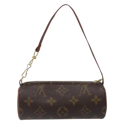 Pre-owned Louis Vuitton Papillon Brown Canvas Clutch Bag ()