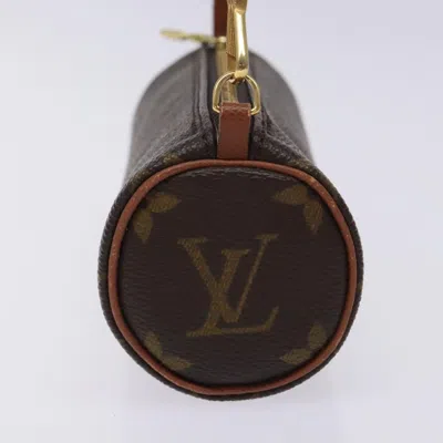 Pre-owned Louis Vuitton Papillon Brown Canvas Clutch Bag ()