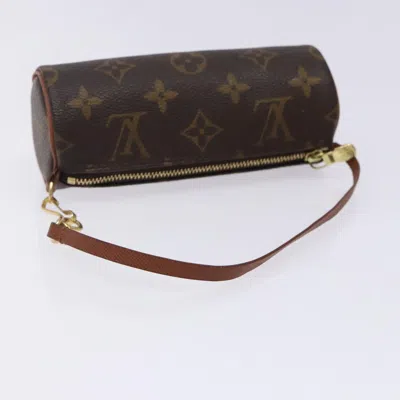 Pre-owned Louis Vuitton Papillon Brown Canvas Clutch Bag ()