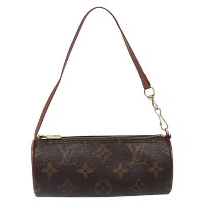 Pre-owned Louis Vuitton Papillon Brown Canvas Clutch Bag ()