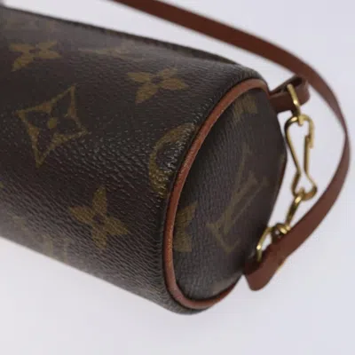 Pre-owned Louis Vuitton Papillon Brown Canvas Clutch Bag ()