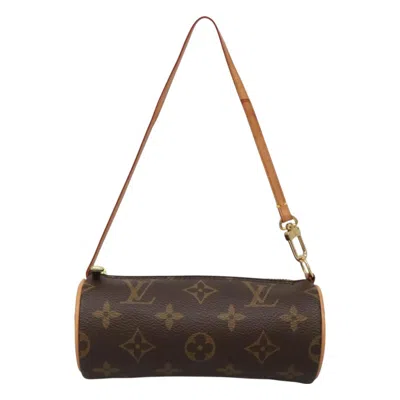 Pre-owned Louis Vuitton Papillon Brown Canvas Clutch Bag ()