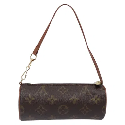 Pre-owned Louis Vuitton Papillon Brown Canvas Clutch Bag ()