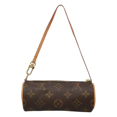 Pre-owned Louis Vuitton Papillon Brown Canvas Clutch Bag ()