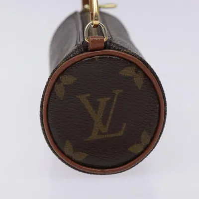 Pre-owned Louis Vuitton Papillon Brown Canvas Clutch Bag ()