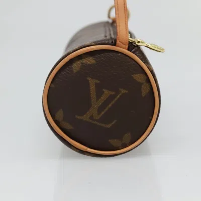 Pre-owned Louis Vuitton Papillon Brown Canvas Clutch Bag ()