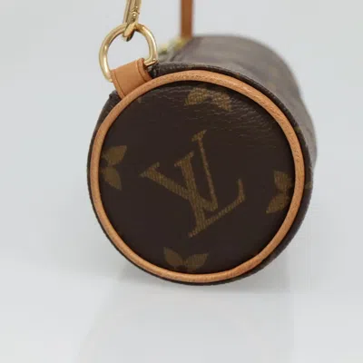 Pre-owned Louis Vuitton Papillon Brown Canvas Clutch Bag ()