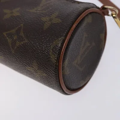 Pre-owned Louis Vuitton Papillon Brown Canvas Clutch Bag ()