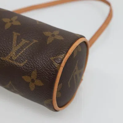 Pre-owned Louis Vuitton Papillon Brown Canvas Clutch Bag ()