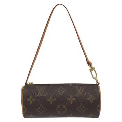 Pre-owned Louis Vuitton Papillon Brown Canvas Clutch Bag ()
