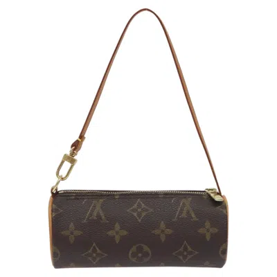 Pre-owned Louis Vuitton Papillon Brown Canvas Clutch Bag ()