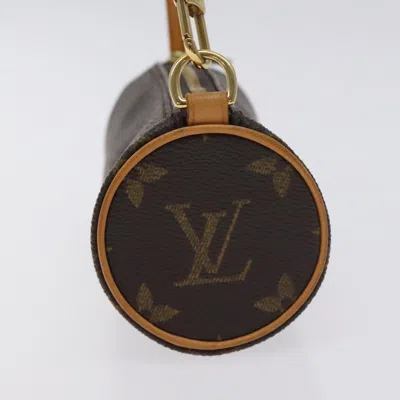 Pre-owned Louis Vuitton Papillon Brown Canvas Clutch Bag ()