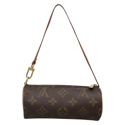Pre-owned Louis Vuitton Papillon Brown Canvas Clutch Bag ()