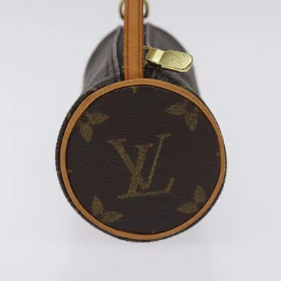 Pre-owned Louis Vuitton Papillon Brown Canvas Clutch Bag ()