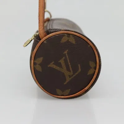 Pre-owned Louis Vuitton Papillon Brown Canvas Clutch Bag ()