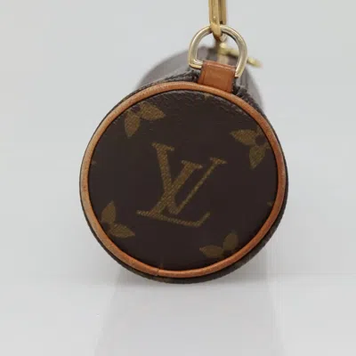 Pre-owned Louis Vuitton Papillon Brown Canvas Clutch Bag ()