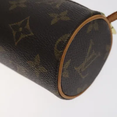 Pre-owned Louis Vuitton Papillon Brown Canvas Clutch Bag ()
