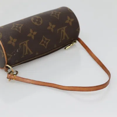 Pre-owned Louis Vuitton Papillon Brown Canvas Clutch Bag ()