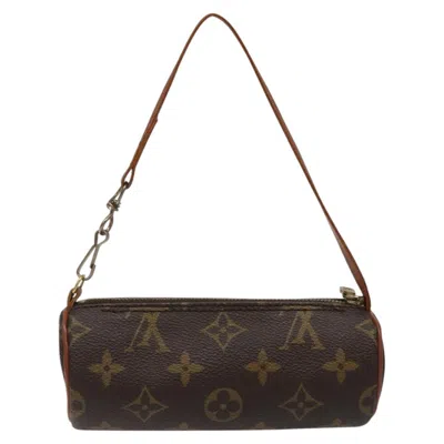 Pre-owned Louis Vuitton Papillon Brown Canvas Clutch Bag ()
