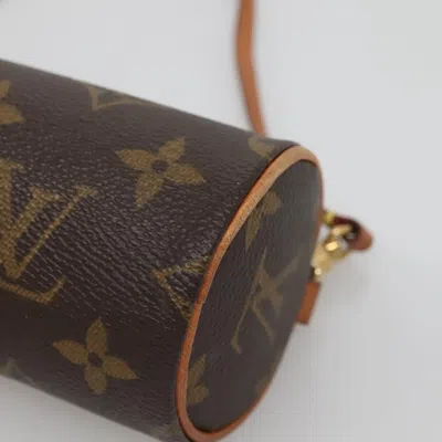 Pre-owned Louis Vuitton Papillon Brown Canvas Clutch Bag ()