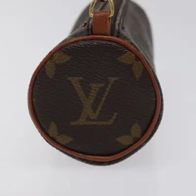 Pre-owned Louis Vuitton Papillon Brown Canvas Clutch Bag ()