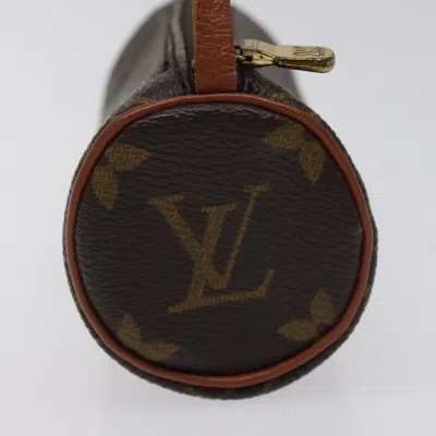 Pre-owned Louis Vuitton Papillon Brown Canvas Clutch Bag ()