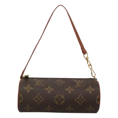 Pre-owned Louis Vuitton Papillon Brown Canvas Clutch Bag ()