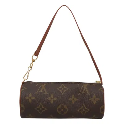 Pre-owned Louis Vuitton Papillon Brown Canvas Clutch Bag ()