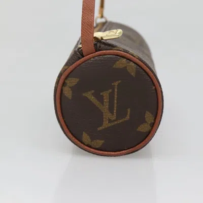 Pre-owned Louis Vuitton Papillon Brown Canvas Clutch Bag ()