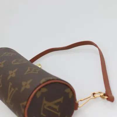 Pre-owned Louis Vuitton Papillon Brown Canvas Clutch Bag ()