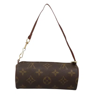 Pre-owned Louis Vuitton Papillon Brown Canvas Clutch Bag ()