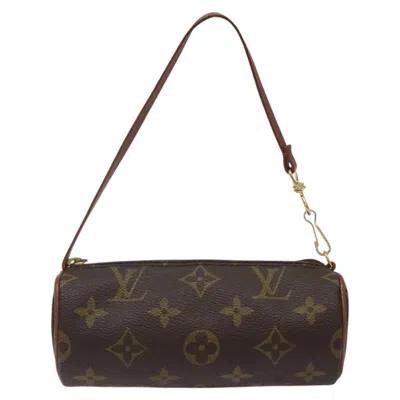 Pre-owned Louis Vuitton Papillon Brown Canvas Clutch Bag ()