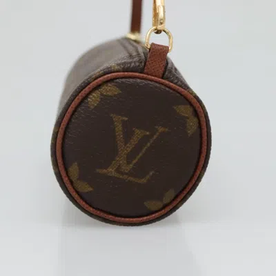 Pre-owned Louis Vuitton Papillon Brown Canvas Clutch Bag ()
