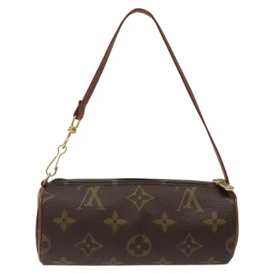 Pre-owned Louis Vuitton Papillon Brown Canvas Clutch Bag ()