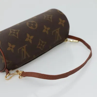 Pre-owned Louis Vuitton Papillon Brown Canvas Clutch Bag ()