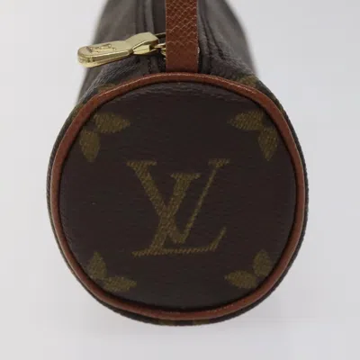 Pre-owned Louis Vuitton Papillon Brown Canvas Clutch Bag ()