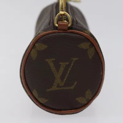 Pre-owned Louis Vuitton Papillon Brown Canvas Clutch Bag ()