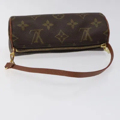 Pre-owned Louis Vuitton Papillon Brown Canvas Clutch Bag ()