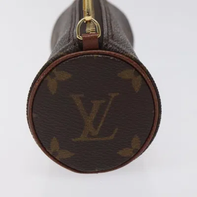 Pre-owned Louis Vuitton Papillon Brown Canvas Clutch Bag ()