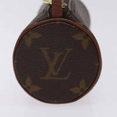 Pre-owned Louis Vuitton Papillon Brown Canvas Clutch Bag ()