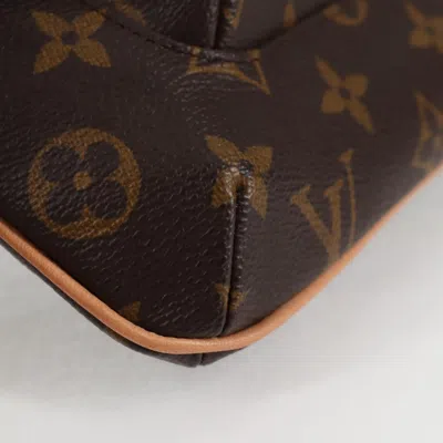 Pre-owned Louis Vuitton Partition Brown Canvas Clutch Bag ()