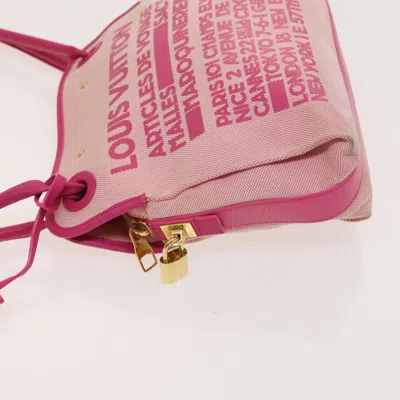 Pre-owned Louis Vuitton Pink Canvas Shoulder Bag ()
