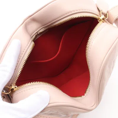 Pre-owned Louis Vuitton Pink Leather Shoulder Bag ()
