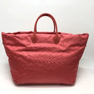 Pre-owned Louis Vuitton Pink Nylon Tote Bag ()
