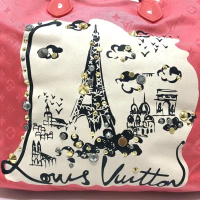 Pre-owned Louis Vuitton Pink Nylon Tote Bag ()